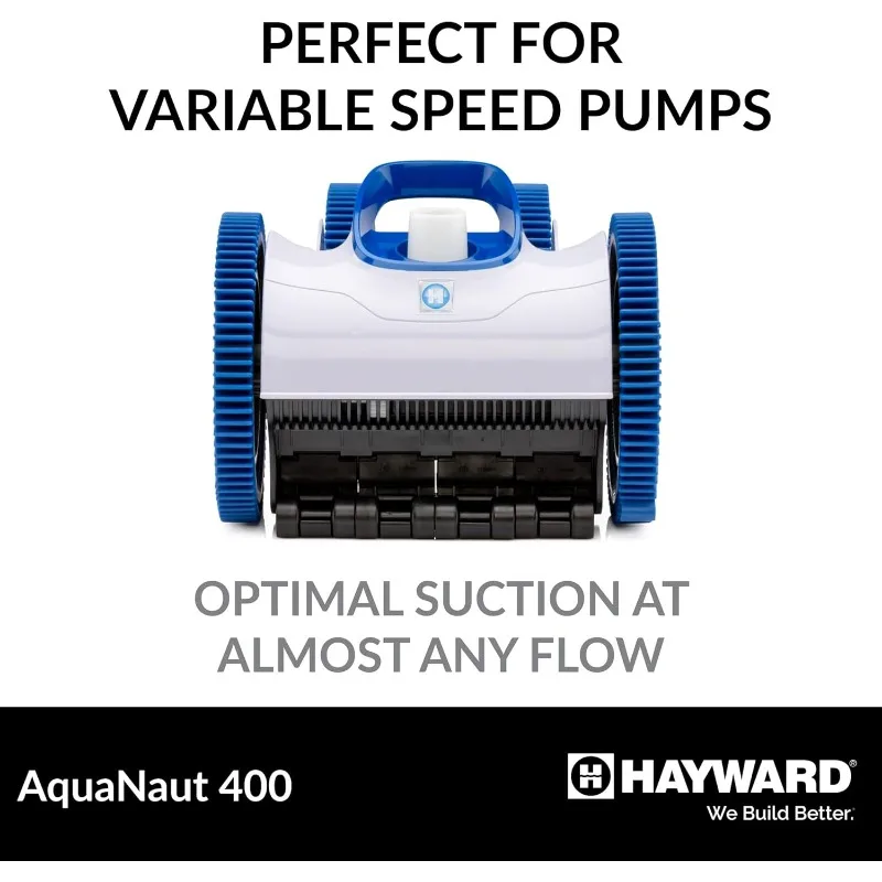 Hayward W3PHS41CST AquaNaut 400 Suction Pool Cleaner for In-Ground Pools up to 20 x 40 ft. (Automatic Pool Vacuum)