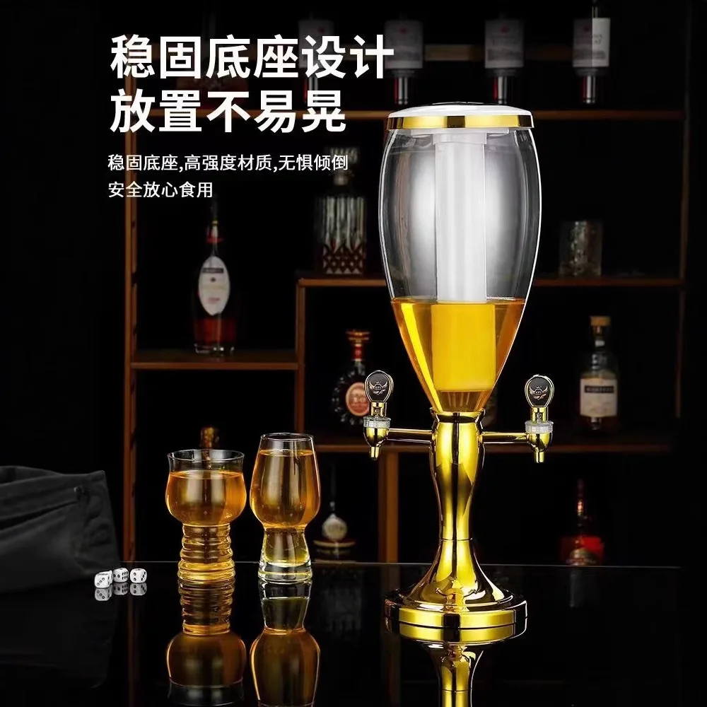 1.5L3L luminous icicle beer tower, wine dispenser wine set