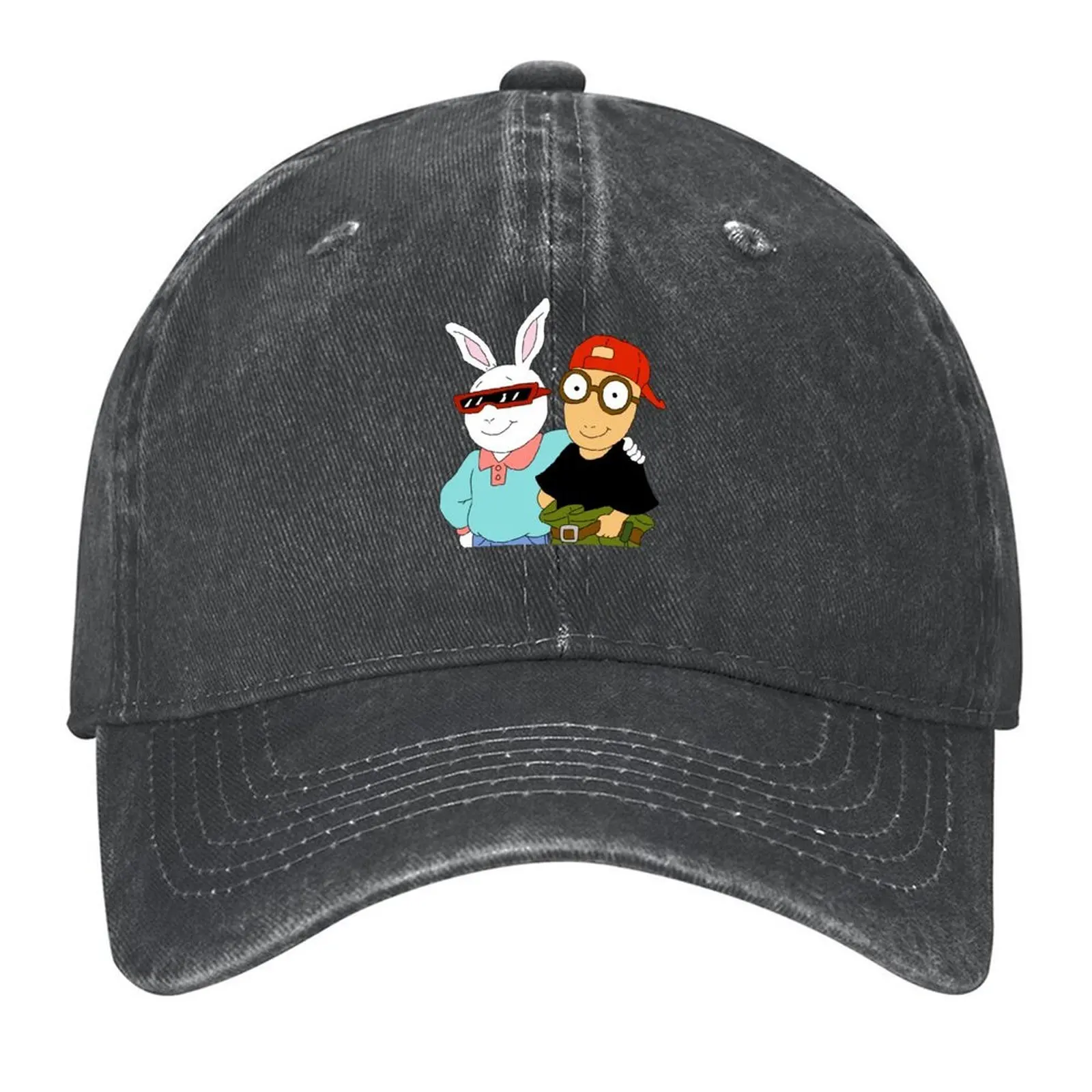 

Arthur and Buster trying to “fit in” Baseball Cap funny hat Hat men party Hat Brand Man cap Women's Hats Men's