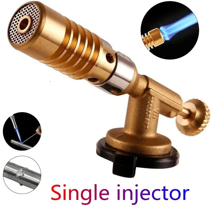 Welding Torch Portable Gas Burner Flame Gun Blowtorch Copper Flame Butane gas-Burner Lighter Heating Welding For Outdoor Camping