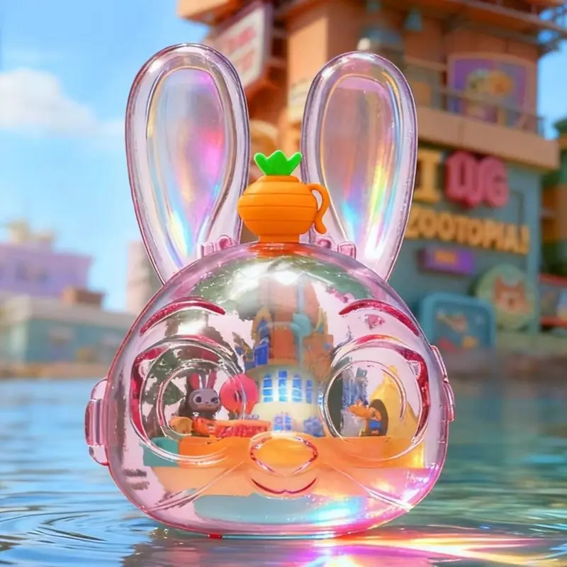 Genuine Zootopia Blind Box Spinning Series Movable Scene Change Anime Figure Co-branded Peripheral Collectible Toy Gift for Fans