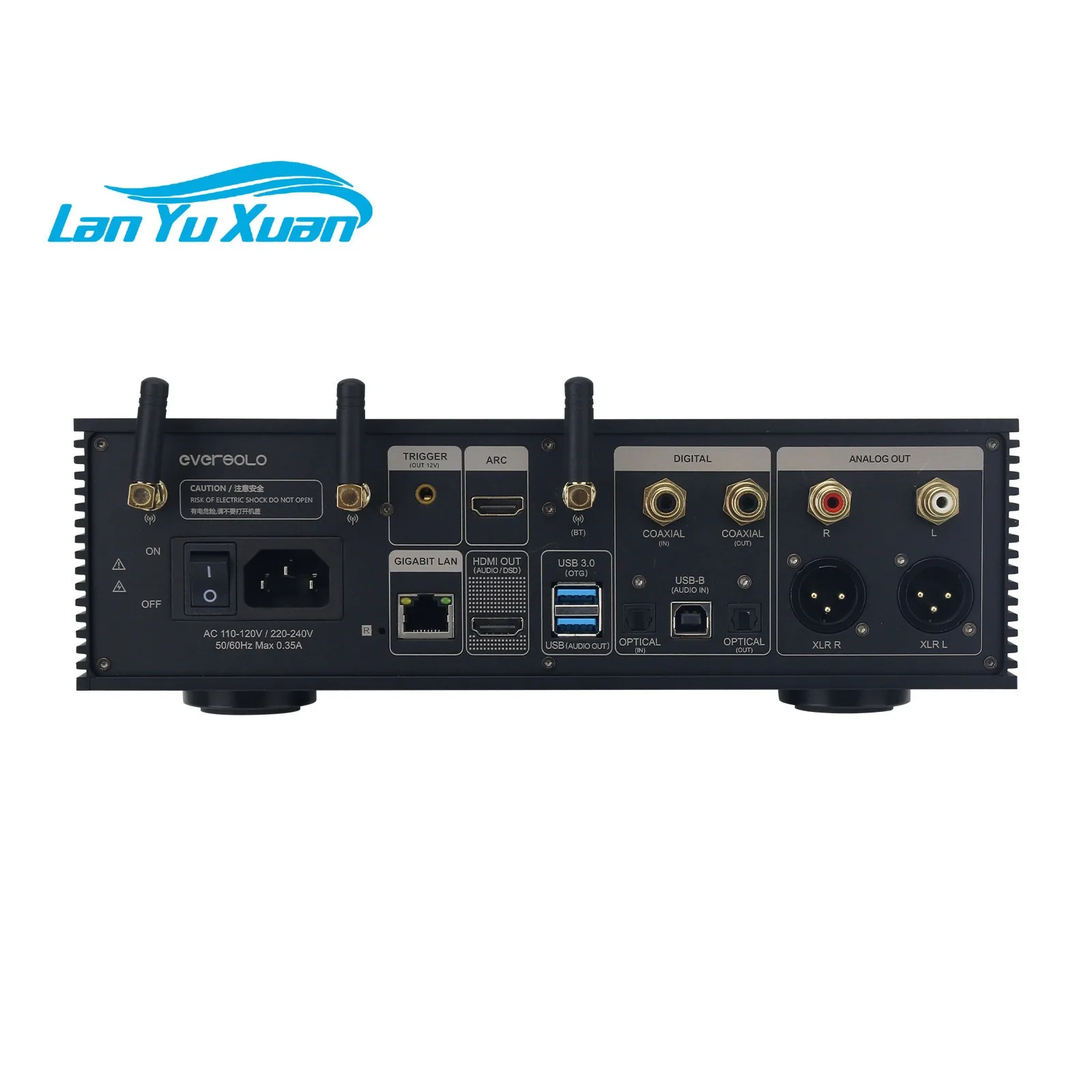 EVERSOLO DMP-A6 Master Edition Gen2 HiFi Audio Player Ultra-low Jitter Clock DAC Streaming Media with RGB Effects Knob