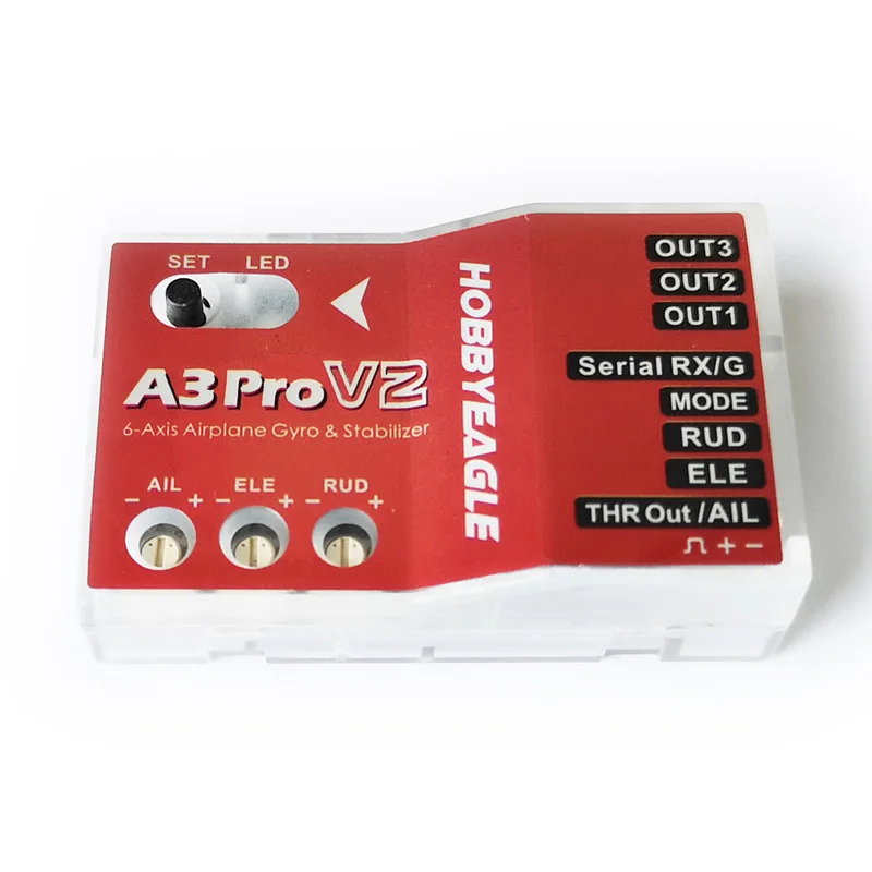 HobbyEagle A3 pro / A3 Pro V2 Avião RC Controlador de vôo Sistema estabilizador Giroscópio para avião Copter de asa fixa