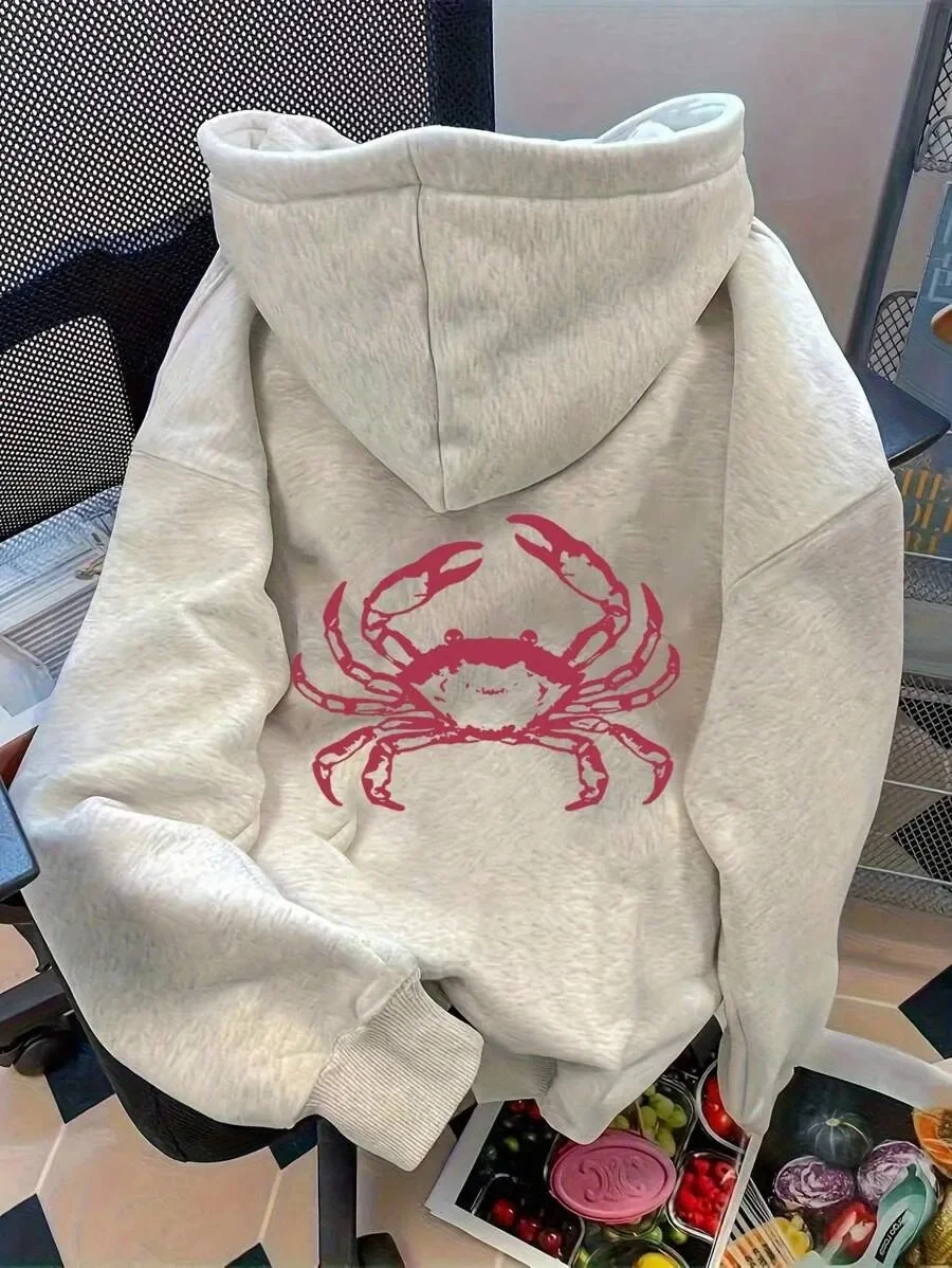 

Nautical - Inspired Pure Cotton Hoodie Showcasing Sea Turtle Design - A Stylish Pick for Beach Lover