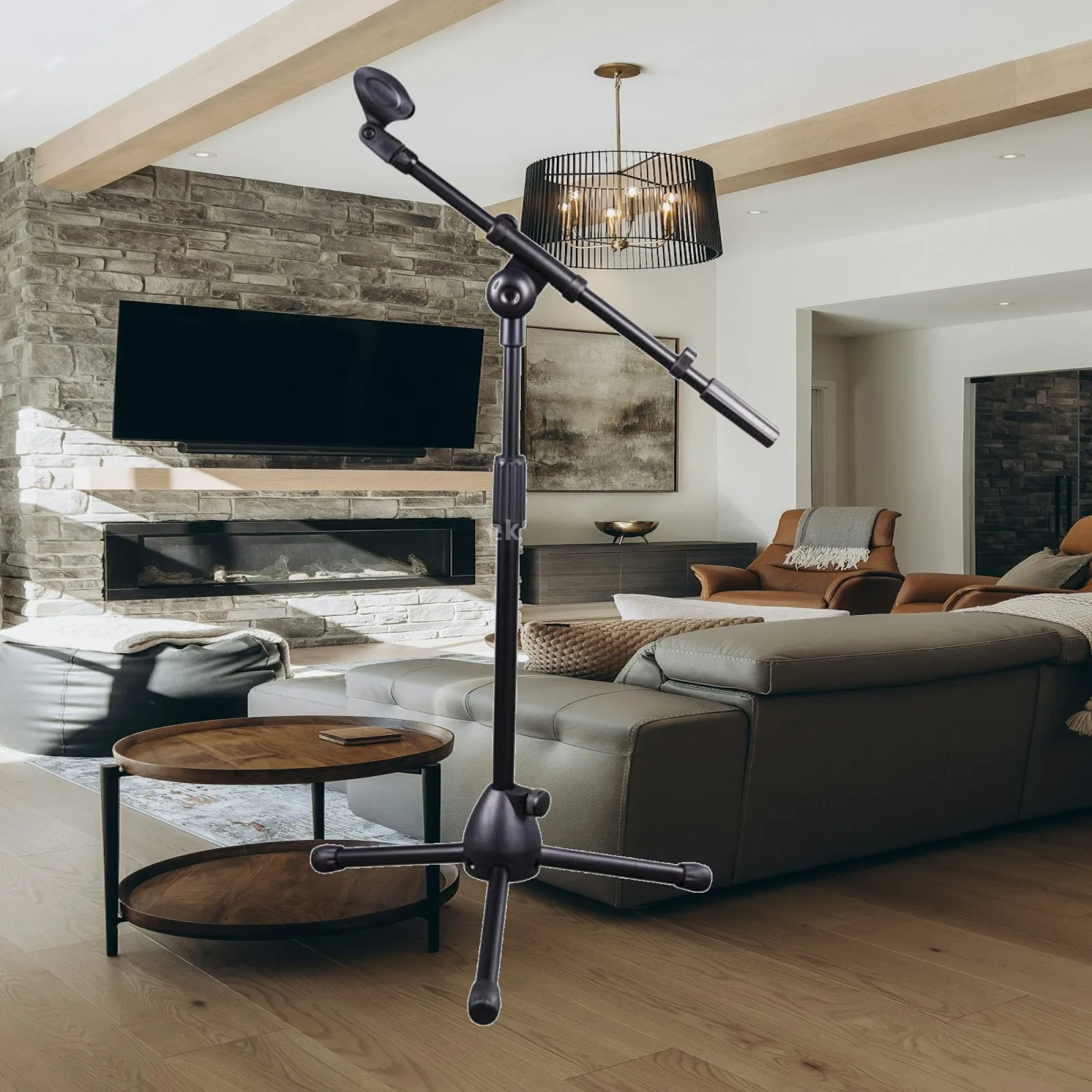 Tripod Vocal Pickup Stand Sturdy Metal Instrument Mic Stand Portable Music Accessory for Audio Production Artists, Artists,