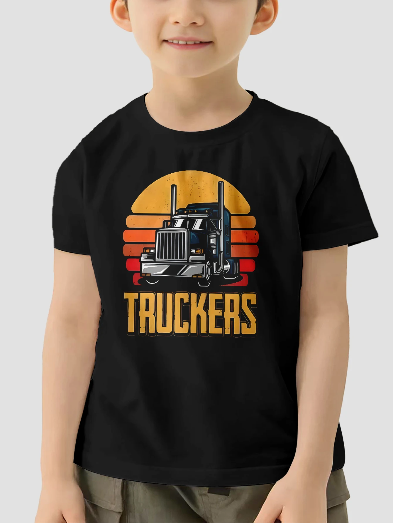 

Bulldozer Excavator Crane Boy's Shirt Children T-shirt Kids T-shirts 2024 Kids Clothes Boys Wear Clothing for Boys Short Sleeve