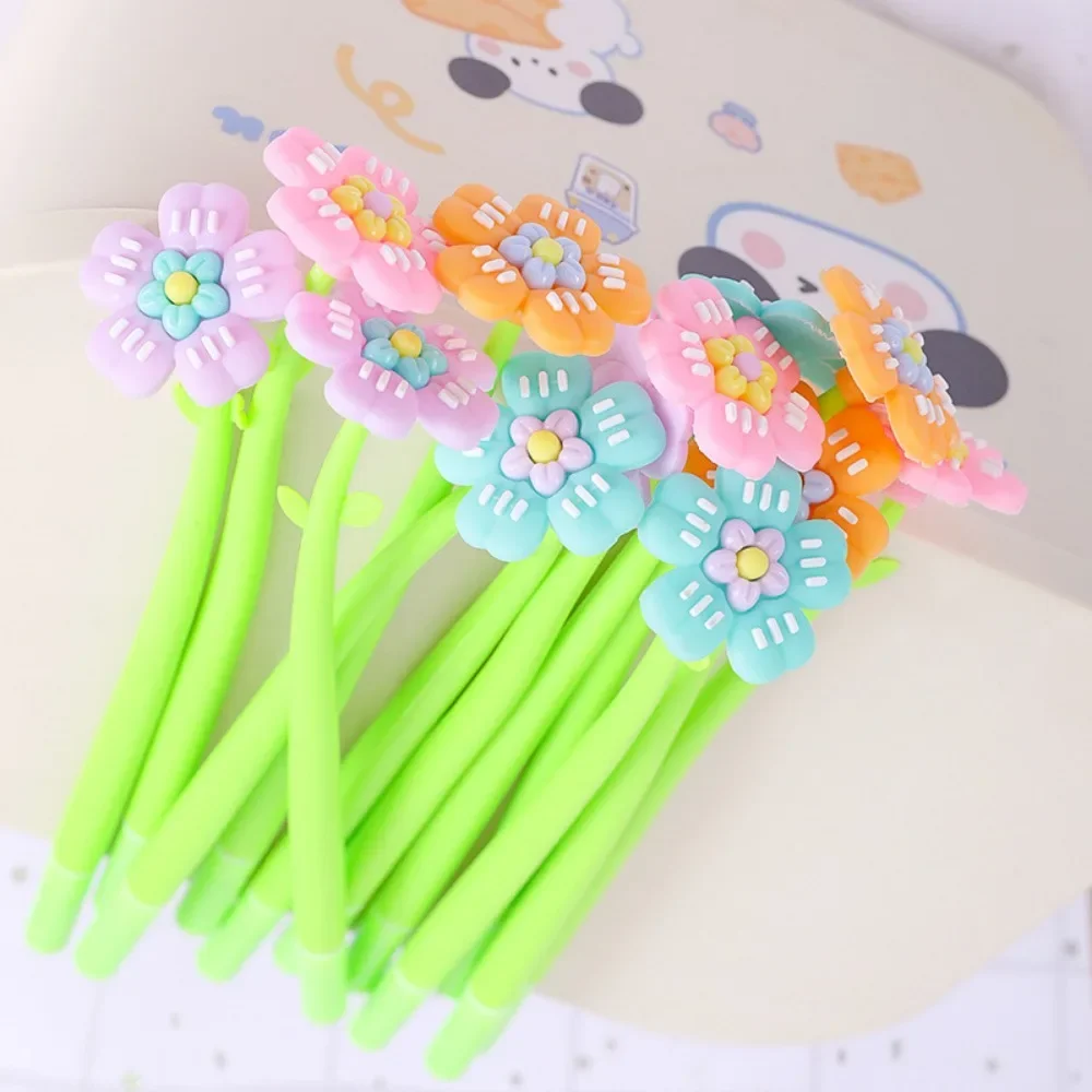 

24 Pcs Wholesale Floral Shaking Gel Pens for Student Office Writing Supplies Gift Back To School