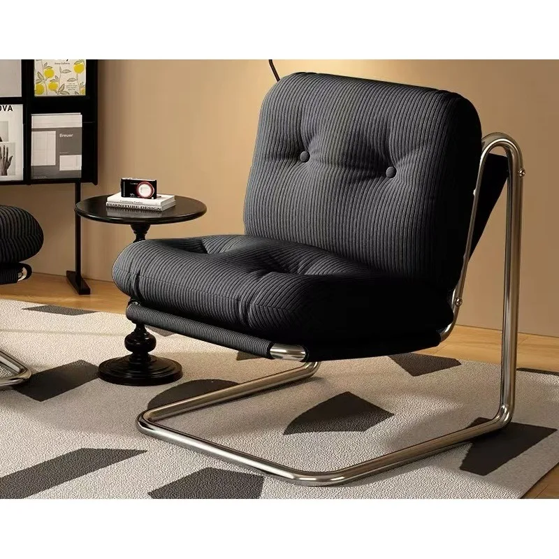 شرفة كرسي أريكة فردي شقة صغيرة غرفة المعيشة غرفة نوم سروال قصير الترفيه القراءة كرسي خلفي الخريف والشتاء أريكة كسولة #2