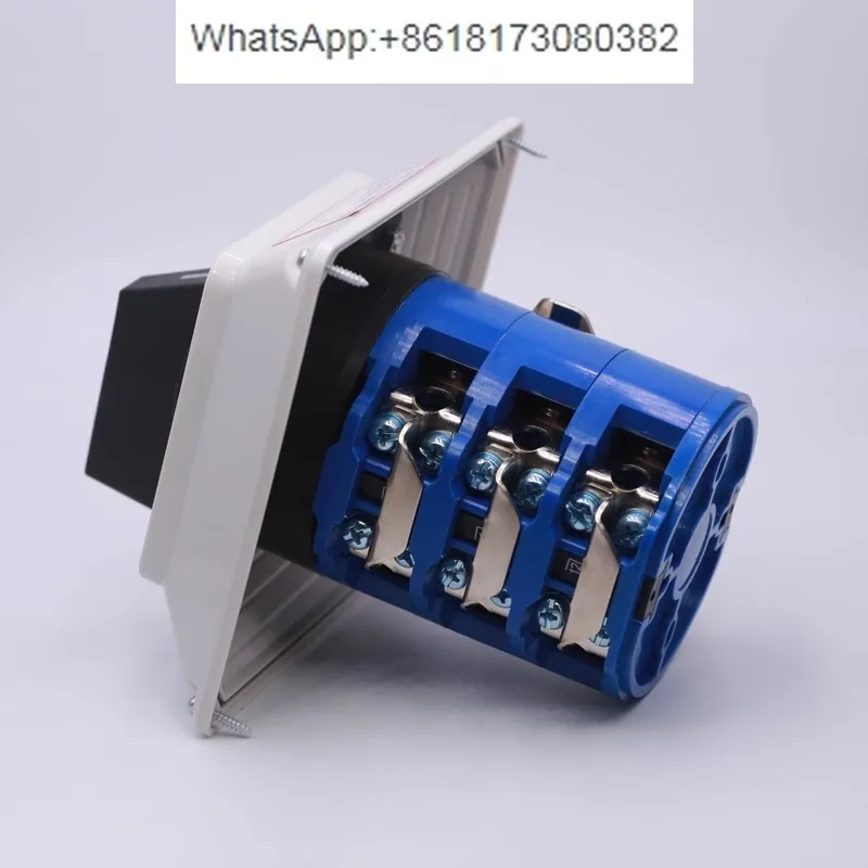 LW26-125A three-phase motor with waterproof installation bottom box 380V conversion switch for forward and reverse rotation