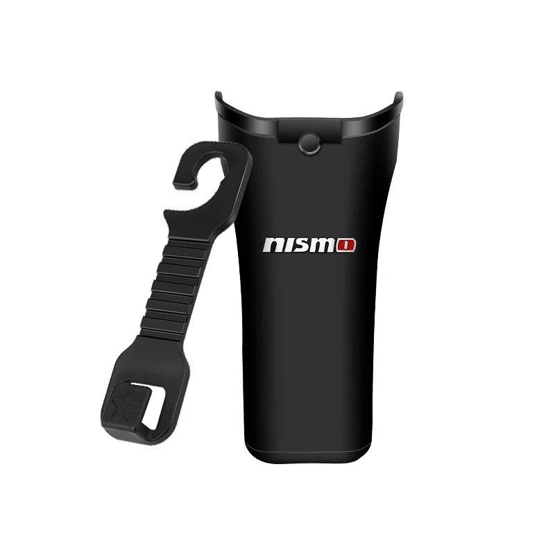 Multi Functional Car Umbrella Storage Bucket Water Bottle Holder For Nismo Nissan Tiida Teana Qashqai Almera X Trail Juke Emblem