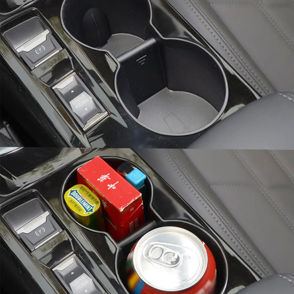 لبيجو 208 2008 2020 - 2023 وحدة التحكم المركزية للسيارة غطاء كوب مضاد للانزلاق مقعد الحد للمشروبات ملحقات السيارات الداخلية #3