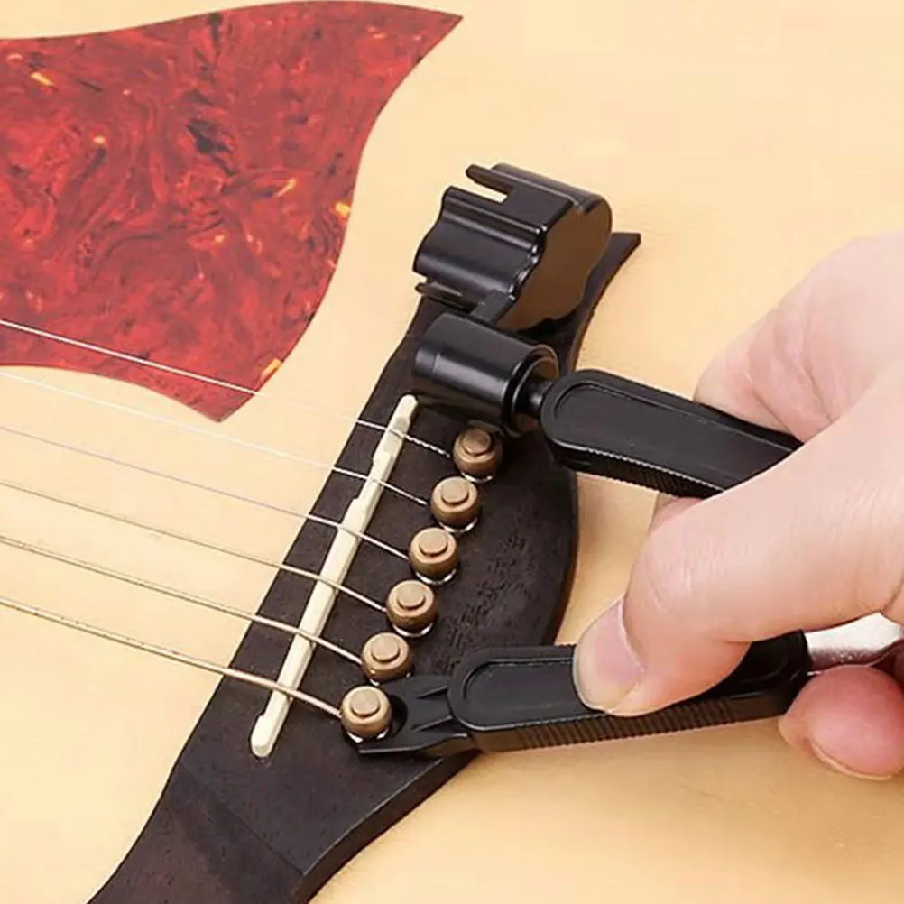 

2Pcs Three-in-One Guitar String Cutter and Pliers Tool for String Changing Compact Hardened Cutter for Guitar Repair Maintenance