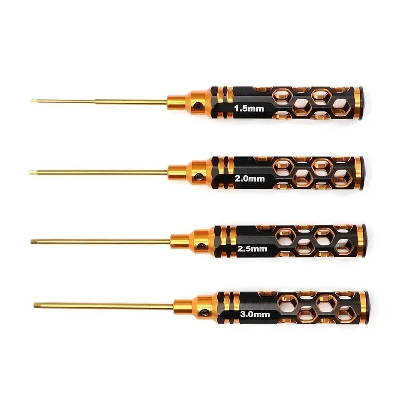 Набор шестигранных отверток из 4/8 шт., можно использовать для гоночных дронов, вертолетов, автомобилей, лодок, радиоуправляемых деталей, сотовые титановые ручки, инструменты для ремонта