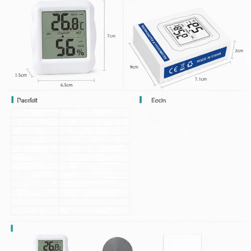 Digitales Temperatur- und Feuc – Baby Nursery Temperature Bewertung und Preis