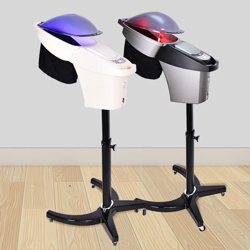 

Wholesale hairdressing equipment ozone hair steamer micro mist infrared light hair spa steamer