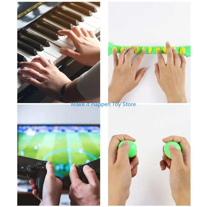 28EC Kids Interactive Kids Hand Putty Bright Color Accessoires Lernung für Spielen lustiges Tischspielzeug Bestes für