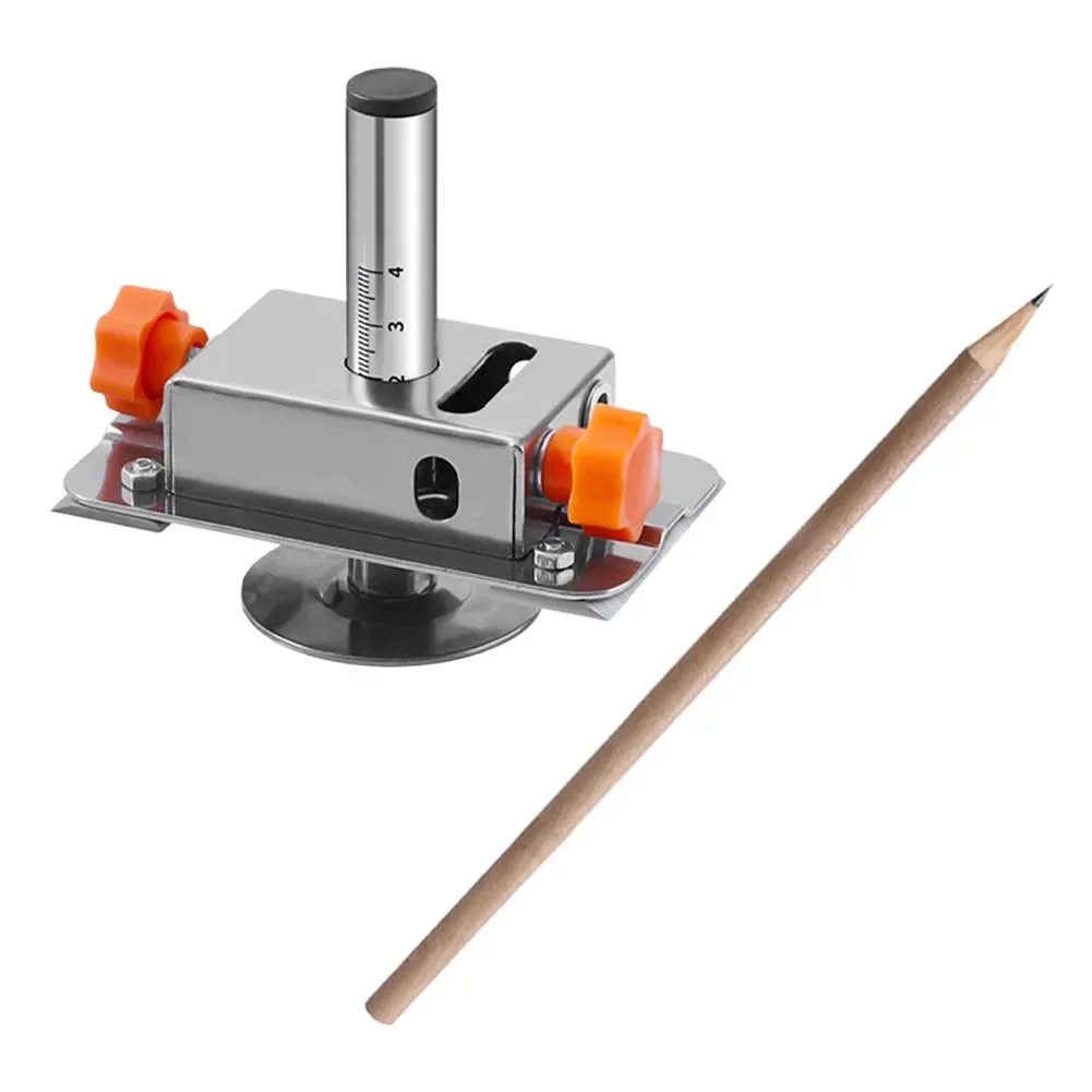 Parallel Line Drawing Stainless Steel Tool Adjustable Woodworking Scriber with 0 to 70mm Range for Carpentry and Board Cutting
