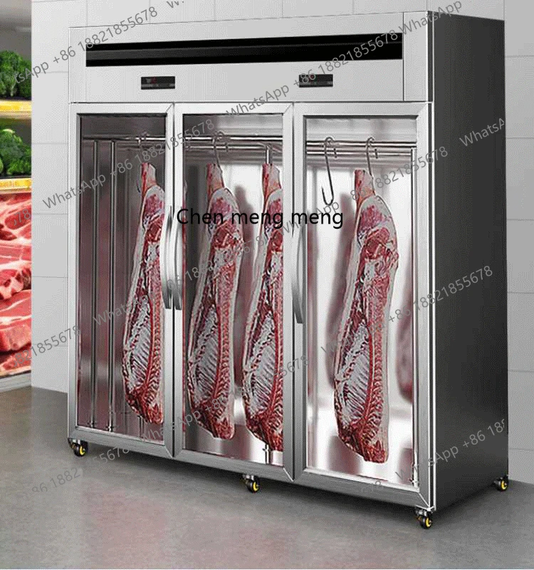 

Commercial frozen and refrigerated fresh-keeping freezer hanging meat cabinet vertical beef acid cabinet