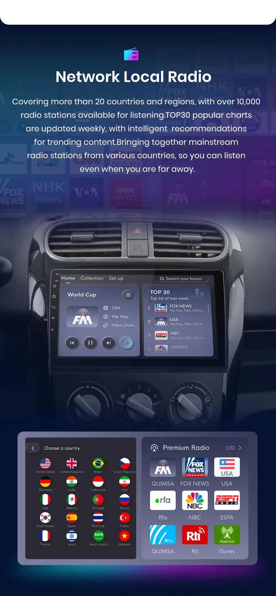 Junsun kabelloses carplay android auto autoradio für suzuki splash ritz 2011-2015 gps multimedia 2 din – Detail 10