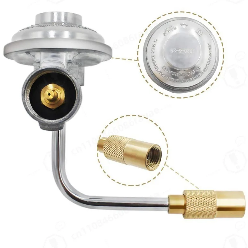 1LB Propane Tank Regulator Gas Control Valve Fit 17
