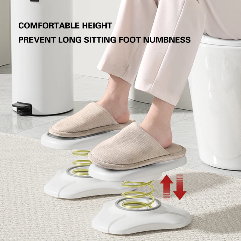 Step To Exercise Toilet Seat Stirrup With Spring Static Pedals Exercise Comforts Prevents Foot Numbness Sport Equipment Fitness