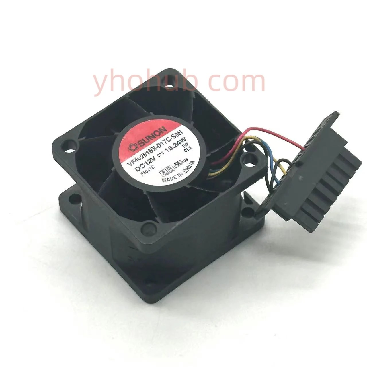 

SUNON VF40281BX-D17C-S9H DC 12V 15.24W 40x40x28mm 4-Wire Server Cooling Fan