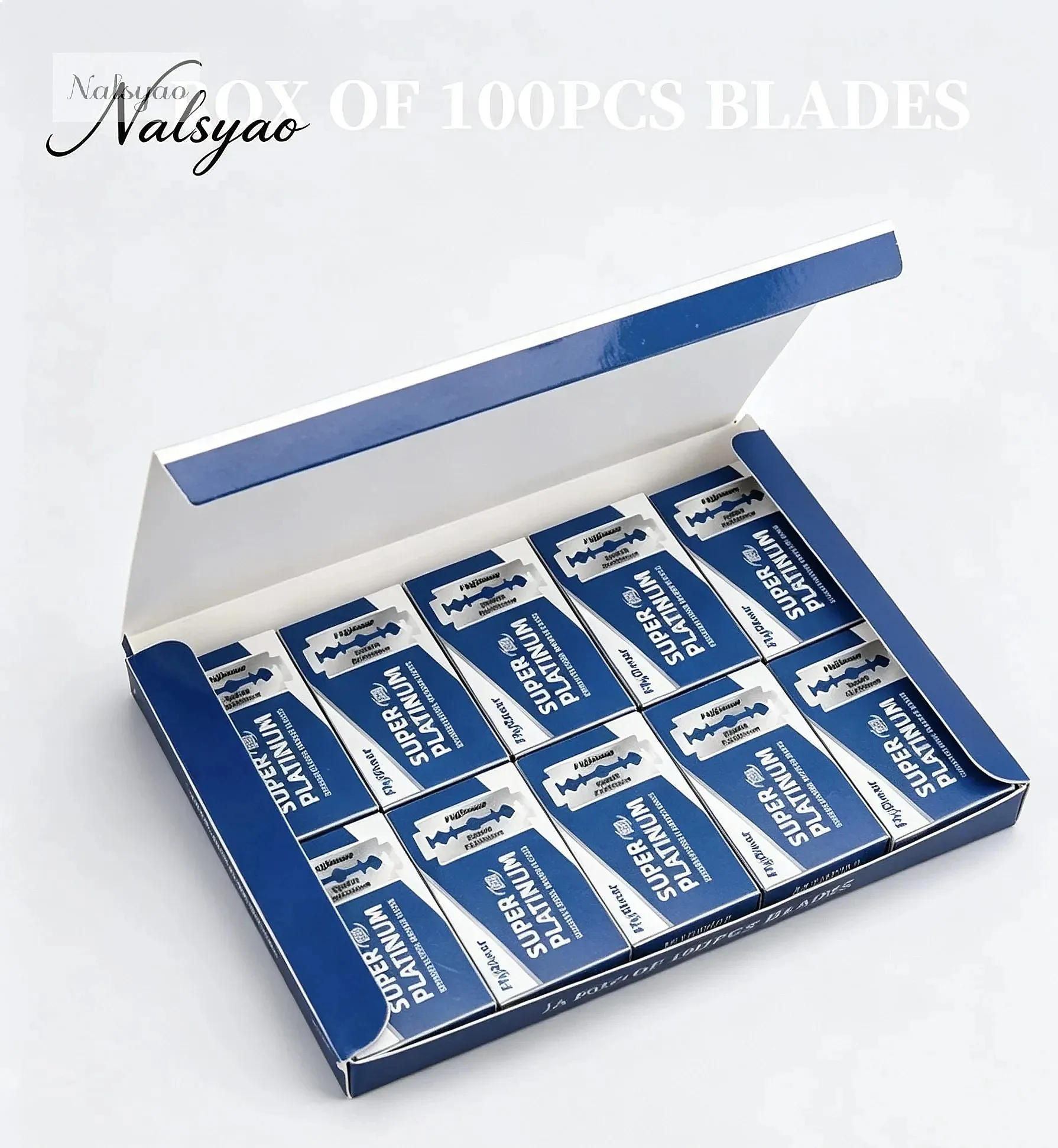 Wholesale 30 50 100pcs Men's Double Edge Blades Manual Safety Shaving Instrument Clean Shave