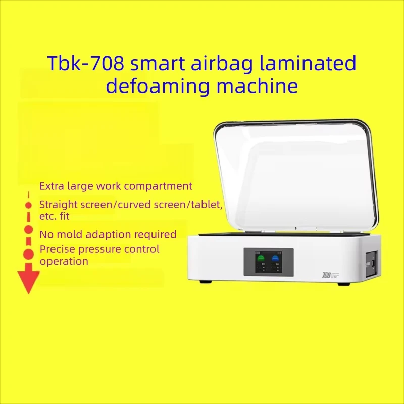 

TBK 708 15 Inch Airbag OCA Lamination and Bubble Remover Machine for Flat and Curved Screens Replacement Repair