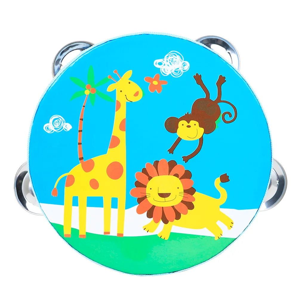 

Children Clapping Tambourine Toys Kids Early Education Drum Educational Musical Waist Dedicated