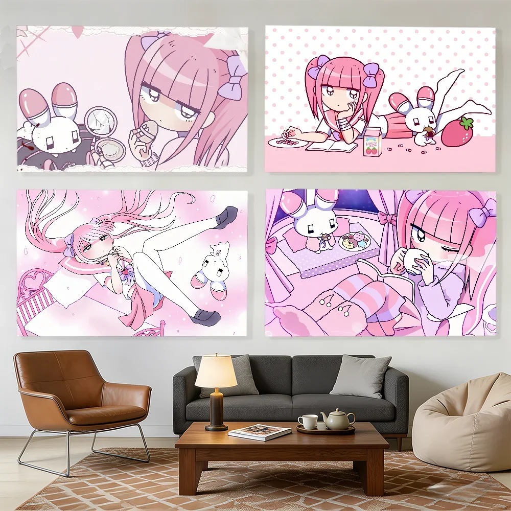Anime Menhera Chan flag Decorative Banners Suitable For Outdoor Camping Family Parties And Garden Walls Gift