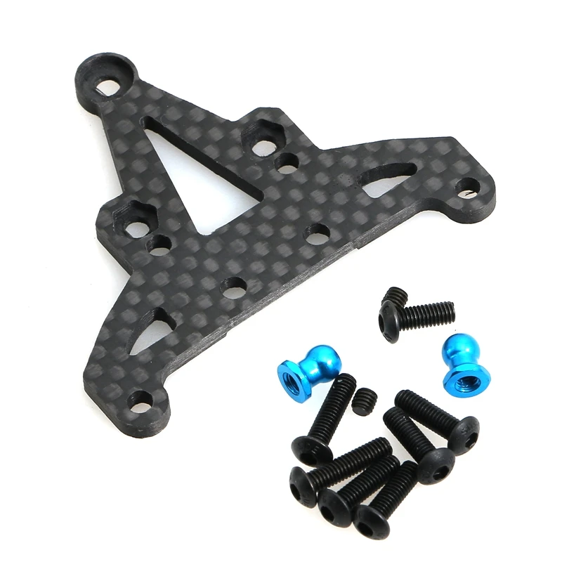 Model Remote Control Car 1/10 For TAMIYA Tamiya XV01 Carbon Fiber Front Wave Box Fixing Seat LY28