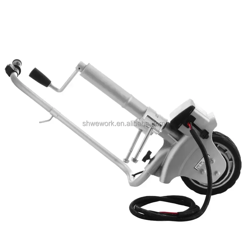 WeWork مقطورة المحرك 350 واط 12 فولت مقطورة المرافق الكهربائية جاك ماكس تحميل السيارة 5000 رطل مقطورة عجلة شدادة