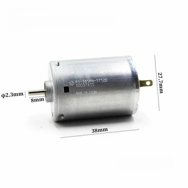 MABUCHI RS-385PH-17120 Carbon Brush Motor 5-pole Rotor DC 23.5V 8600RPM Medium Low Speed for Toy Car Boat Model