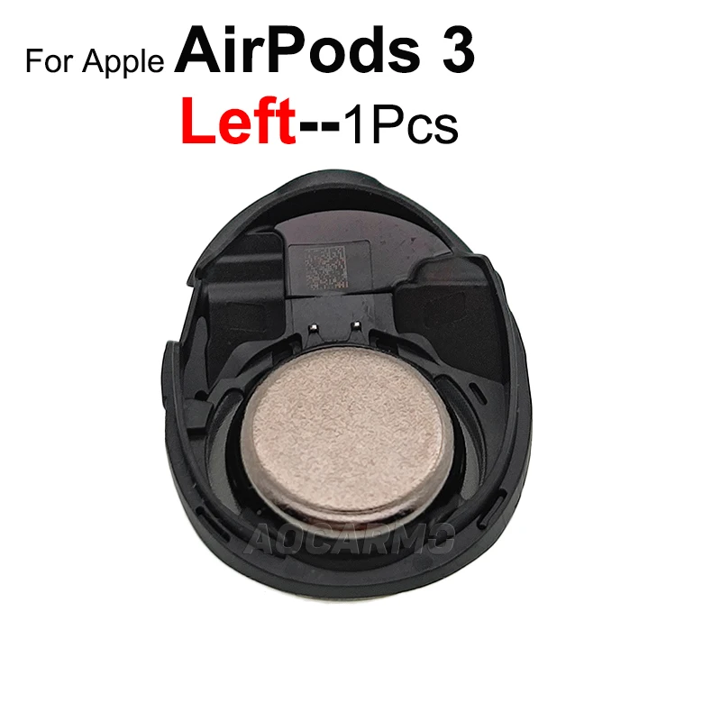 Aocarmo 1Pcs Left Headphone Speaker Unit For Apple AirPods 3 Replacement Part