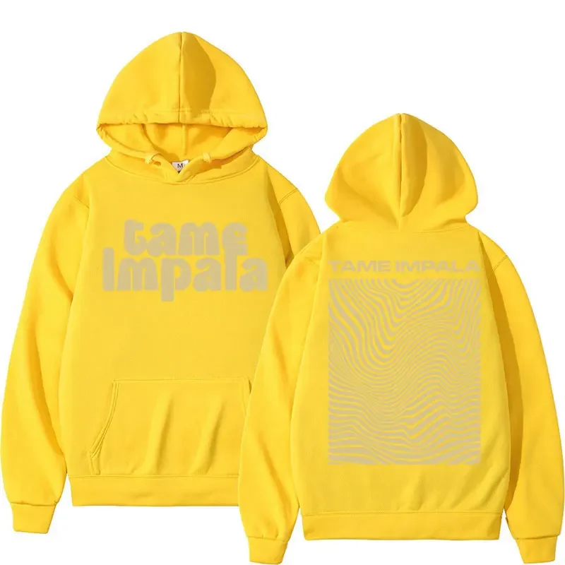 2026 Unisex Tame Impala Double Sided Print Hoodie,  Pullover, Hip Hop Streetwear Long Sleeve Casual Sweatshirt