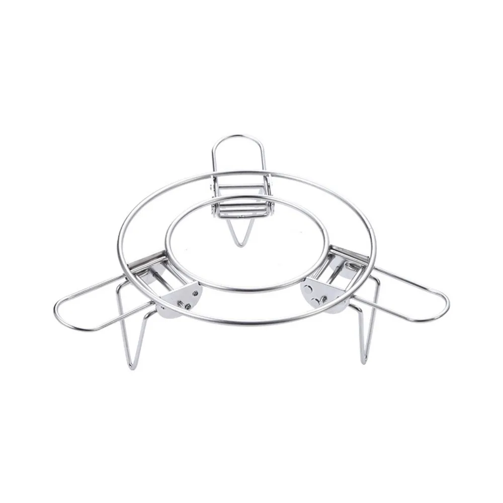 

Foldable Telescopic Steaming Rack Heat-rsistant Saving Space Stainless Steel Steamer Stable Multi-Purpose Food Steaming Holder