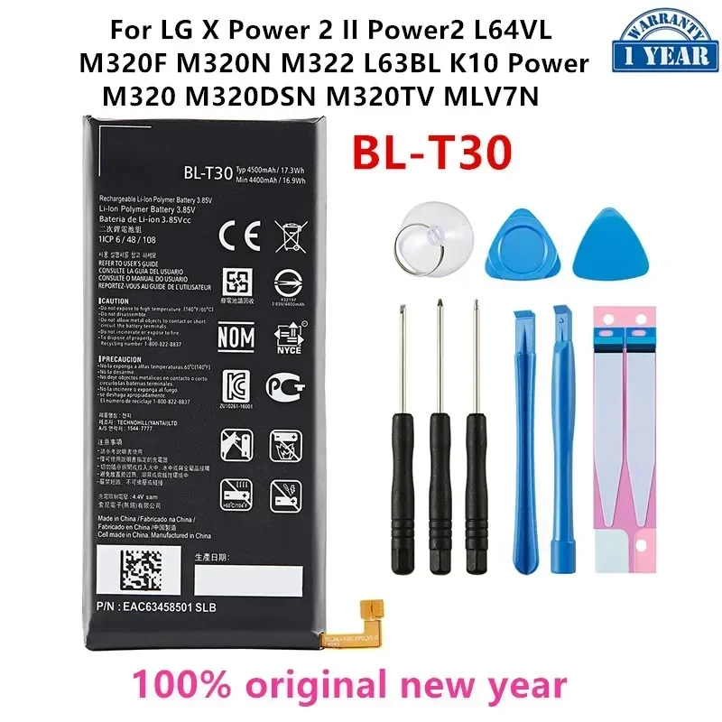 Original BL-T45 BL-T39 BL-T36 BL-T30 BL-T24 BL-T23 BL-T16 BL-T5 Replacement Battery For LG LM-Q730N/G7/K30 K10 X Power 2/K220