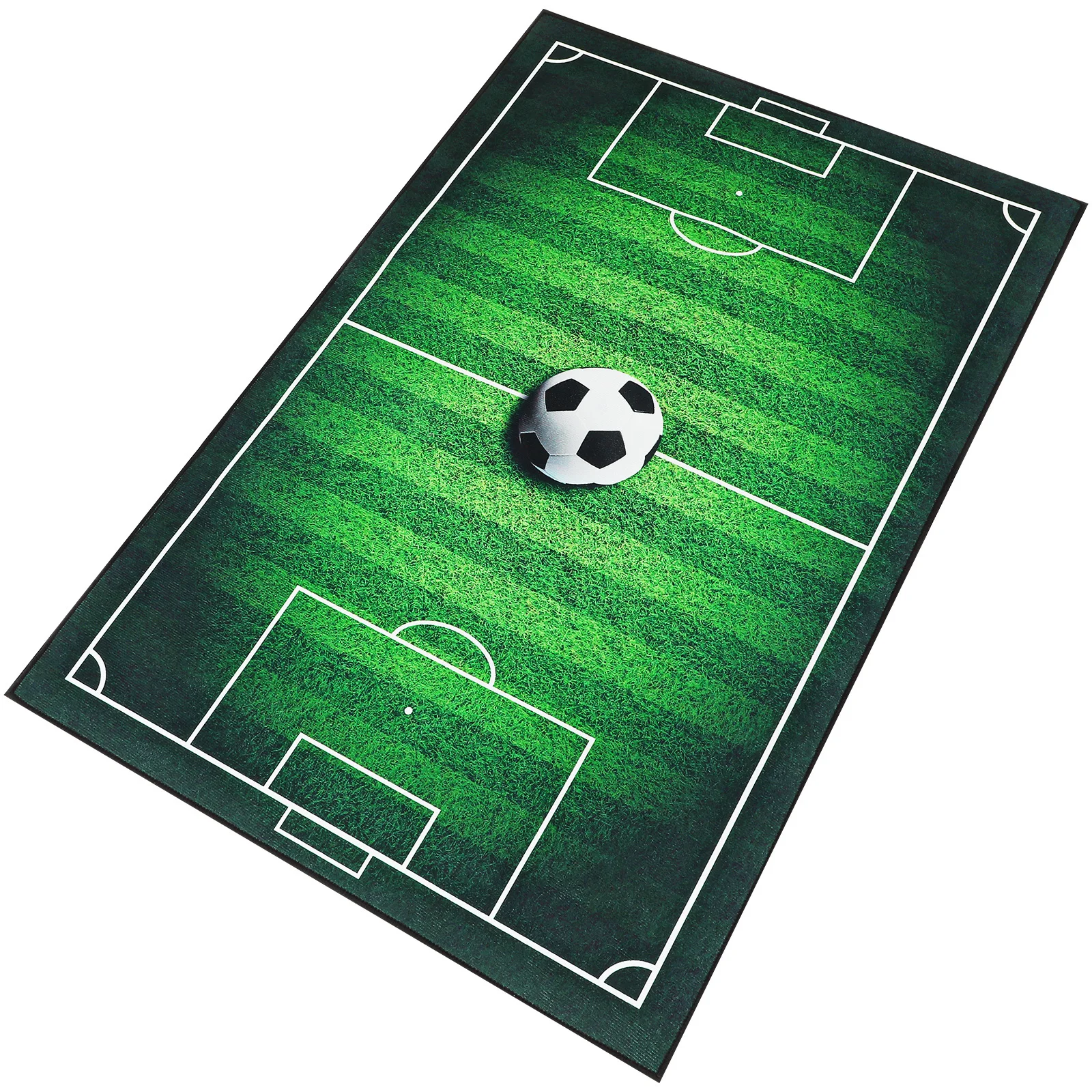 

Area Rug Football Field Design Minimalist Floor Mat for Living Room Bedroom Dining Room Home Office Strong Material Comfort