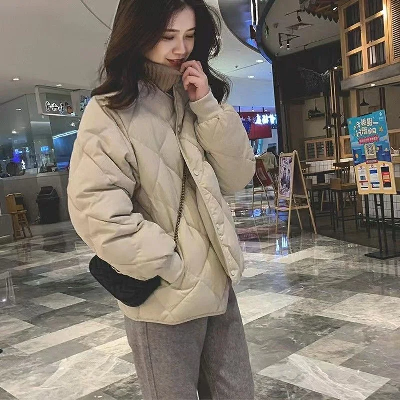 2023 Winter Winter Coat New Female Student Short Cotton Coat Thickened Bread Coat Winter Jacket Women