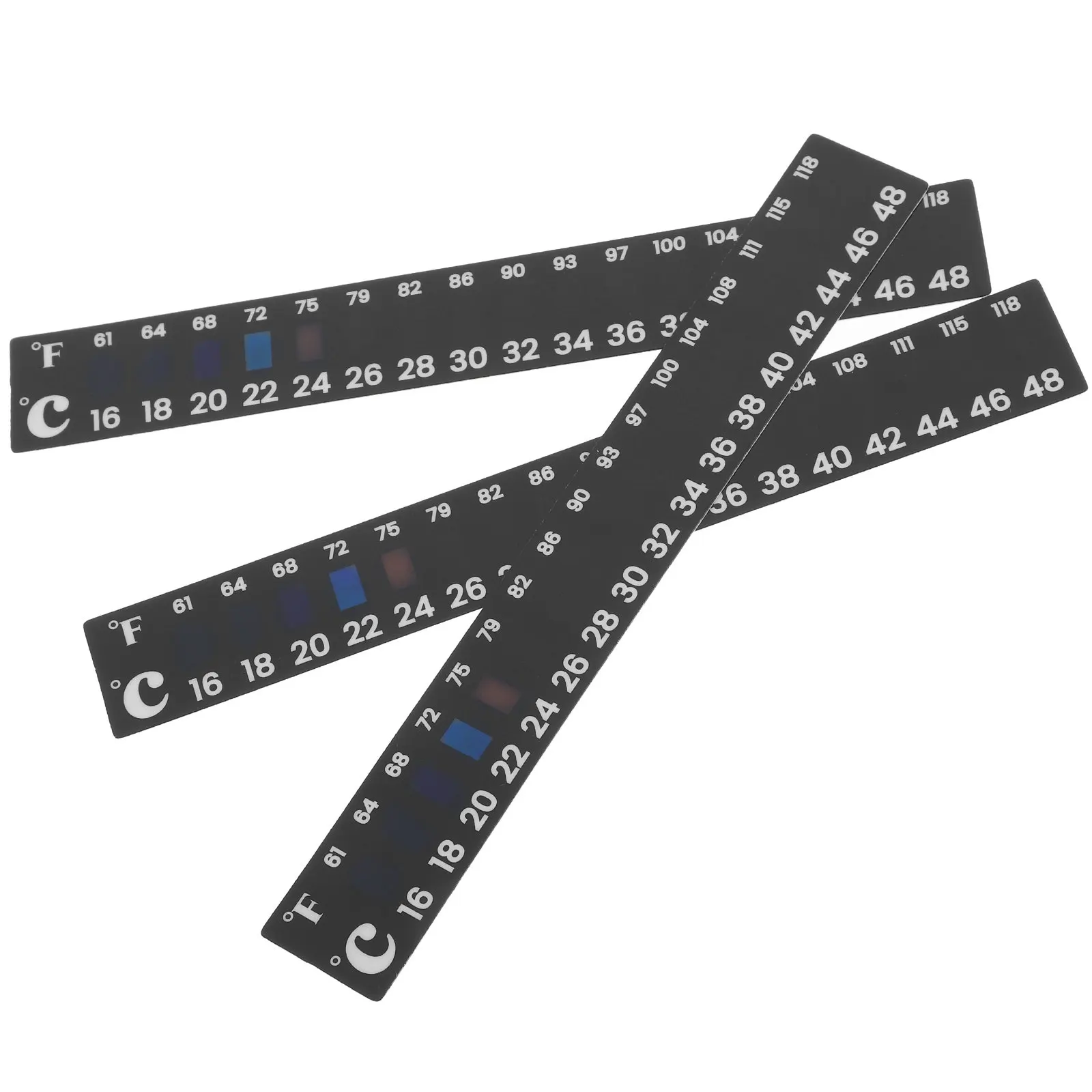 3Pcs Stick on Fermentation Temperature Sticker Strip for Brewing Accurate Temperature Monitoring Home Brewing Thermometer Decal