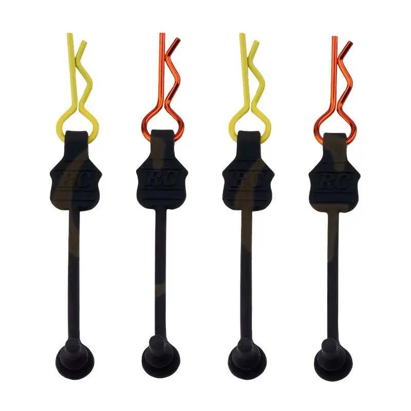 

(YY) 4 шт. 2025 Новые силикагелевые зажимы для кузова, фиксатор для масштаба 1/10 1/8, радиоуправляемая модель автомобиля, Arrma Granite Kraton 6s, обновленные детали