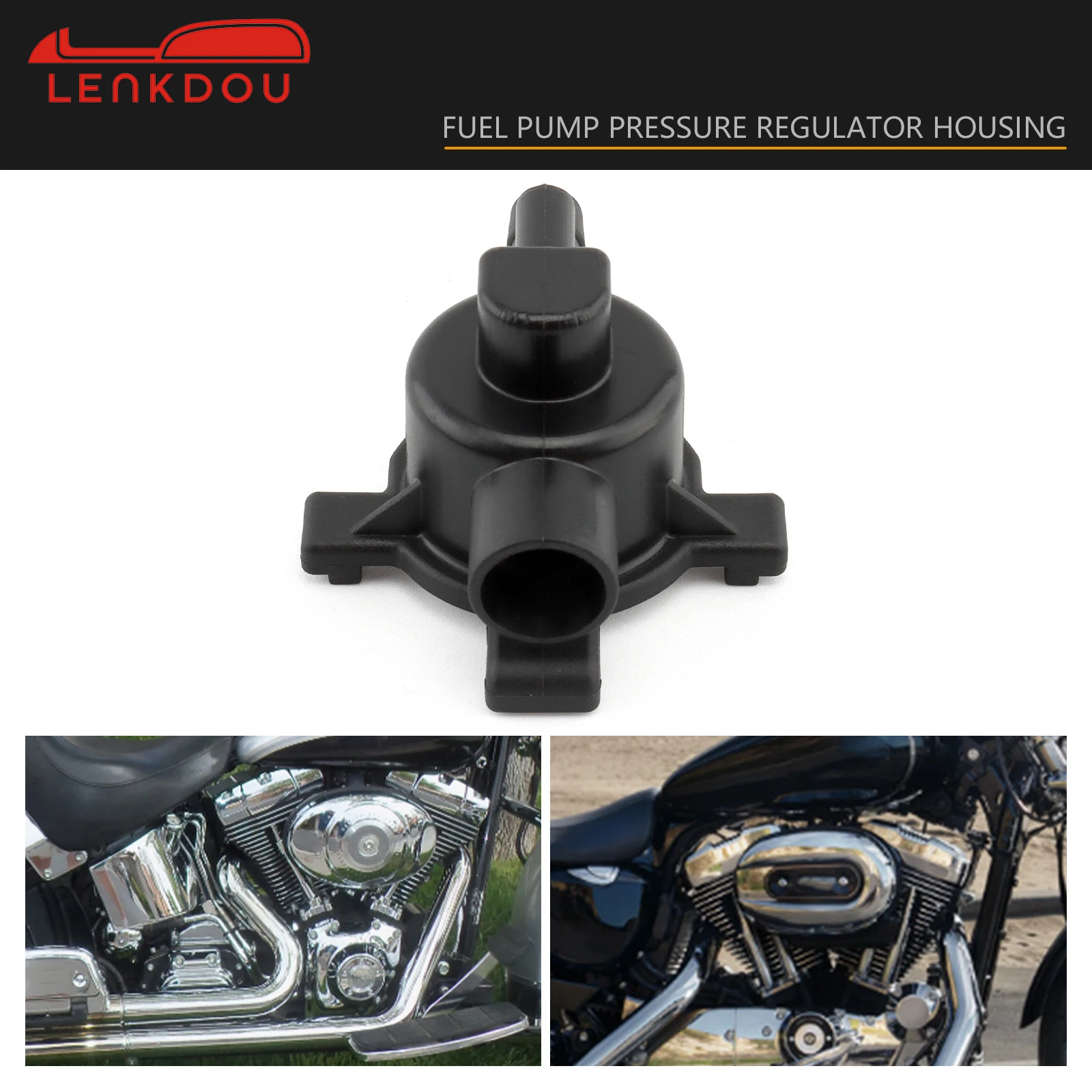 

For Harley Softail Fat Boy 2001-2007 Touring Road King Glide 2002-2007 Plastic Fuel Pump Pressure Regulator Housing 62373-01