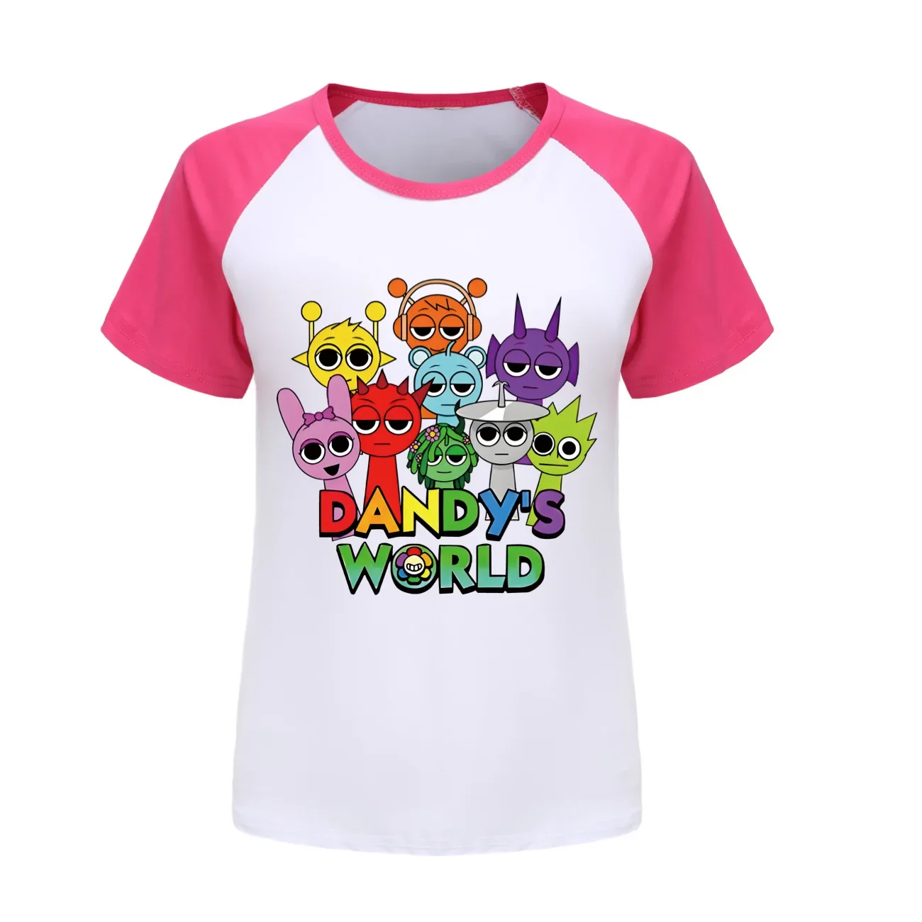 Sprunki Cartoon TShirt Summer Kids Game Incredibox Pajama Sets Baby Girls Short Sleeve T-shirts Shorts 2pcs Set Boys Nightwear