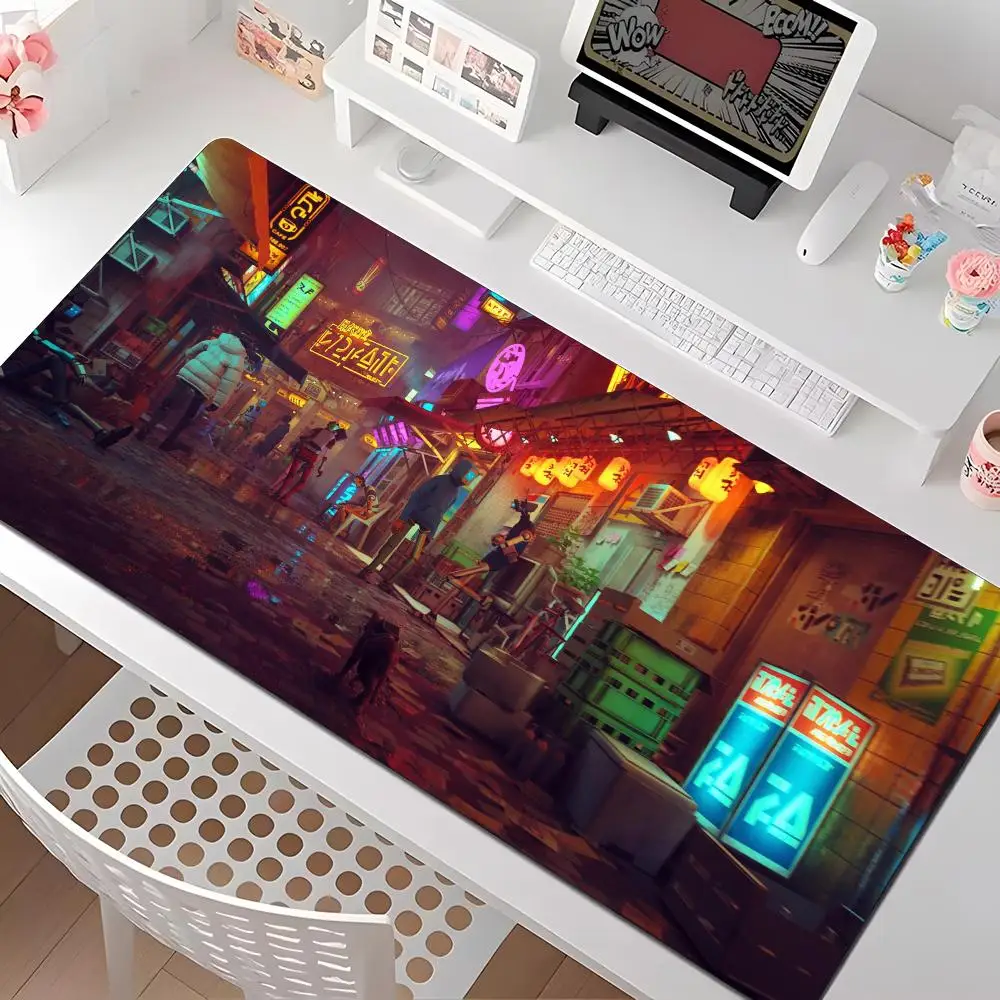 Stray Game Mouse Pad Multiple Sizes Large Square Computer Office Game Table Mats Rubber Anti-slip Mousepads