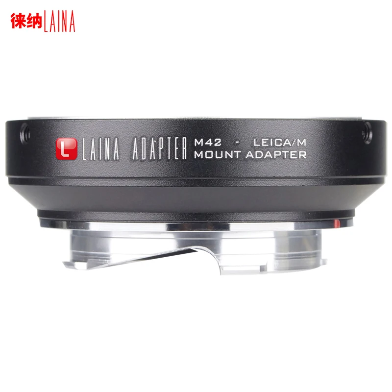 Adaptador de Montura LAINA PARA M42 a LM, Lente de Rosca M42 para Cámara Leica Techart con Montura LEICA M