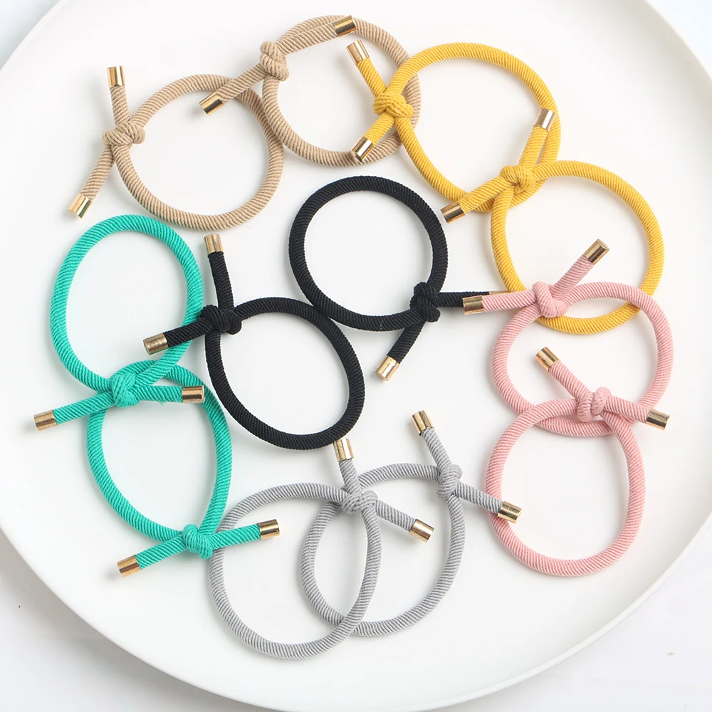 12PCS Women Elastic Hair Rubber Bands Elastic Hair Ties Elastics,Stretchy Knotted Hair Rope Ponytail Holders Hair Accessories