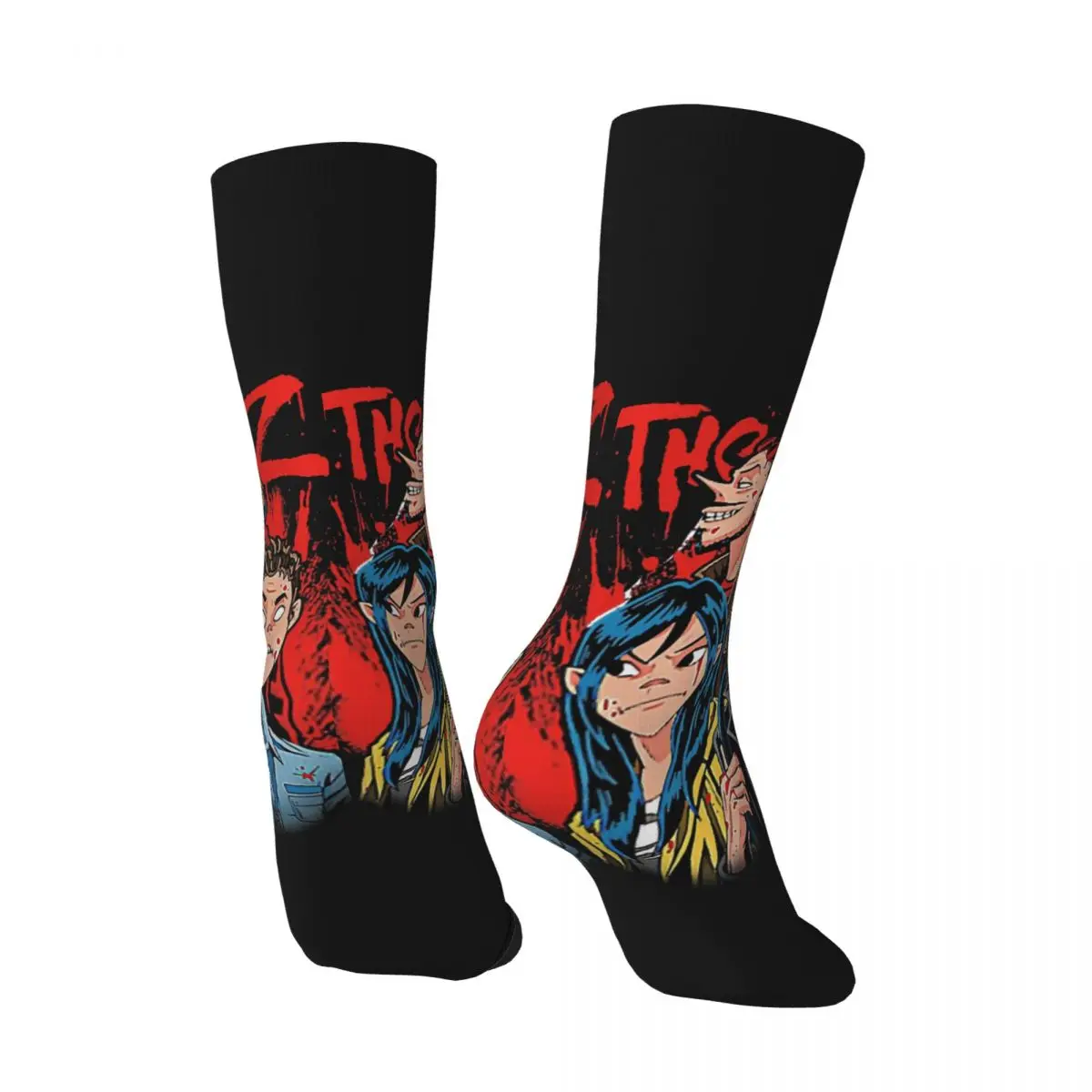 Hip Hop Vintage The Boyz Fans Crazy Men's compression Socks Unisex G-Gorillaz Harajuku Pattern Printed Funny Novelty Happy Crew