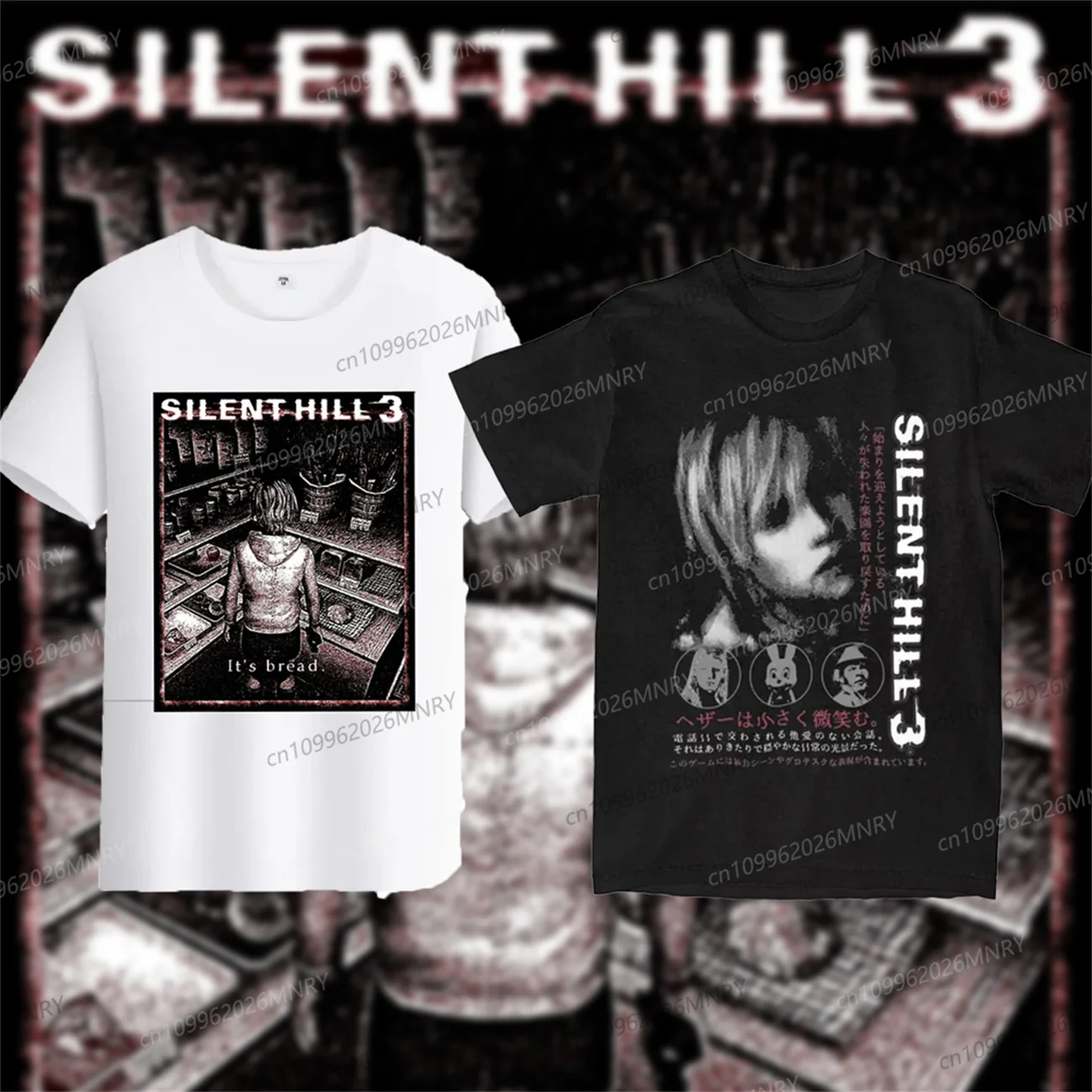 Silent Hill 3 Men Women T Shirt Horror Game Fun Tee Man Shirt Short Sleeve Men TShirt Cotton Vintage Tshirt Large Size Tshirt