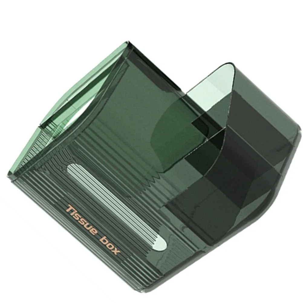 

Household Tissue Box Transparent Luxury Hotel Paper Towel Holder Storage Organizer Bathroom Living Room Bedroom Office Large