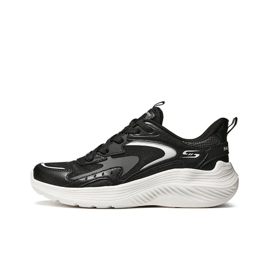 Skechers Casual Lightweight Low top Running Shoes Women's Black 117486-BLK